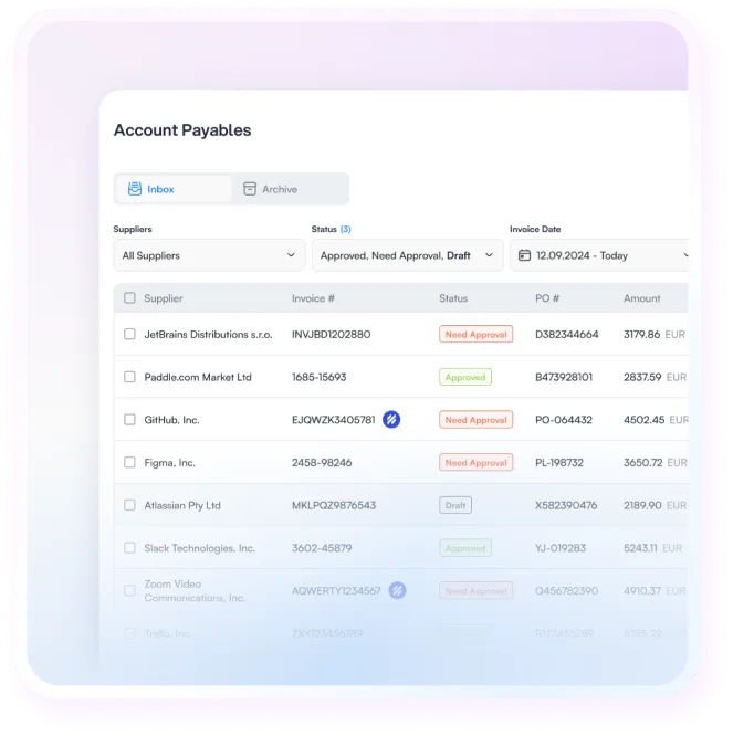 SparkOffice AP document workflow overview
